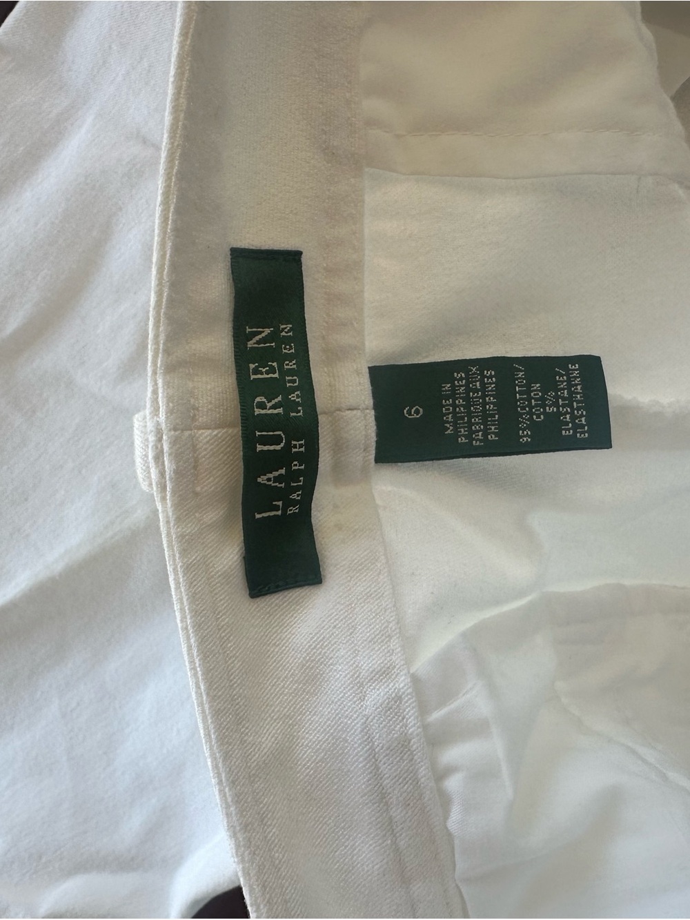 Ralph Lauren White Women’s Capris